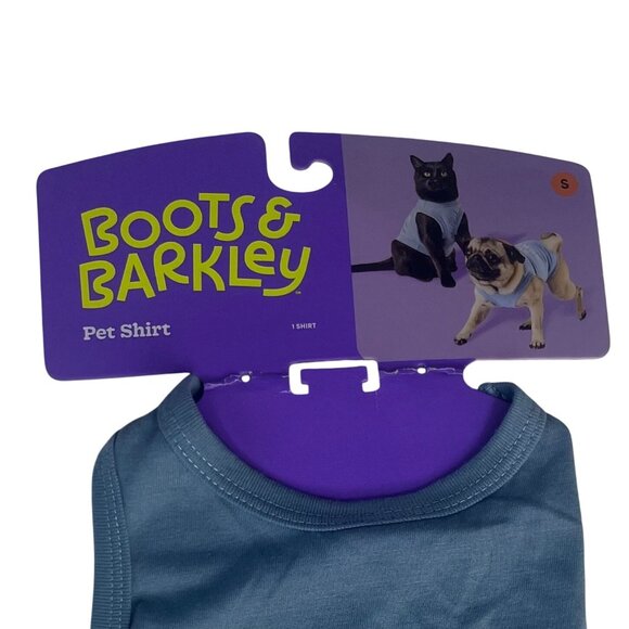 Boots & Barkley Dog Shirt Sock Burglar Small Blue New Pet Clothing - Picture 4 of 5